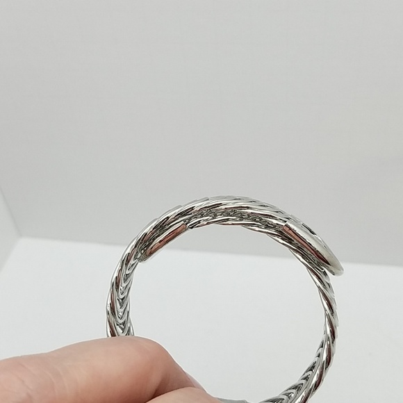 Snap It Exspanble Bracelet 3 Charms Silver Tone - Picture 6 of 6